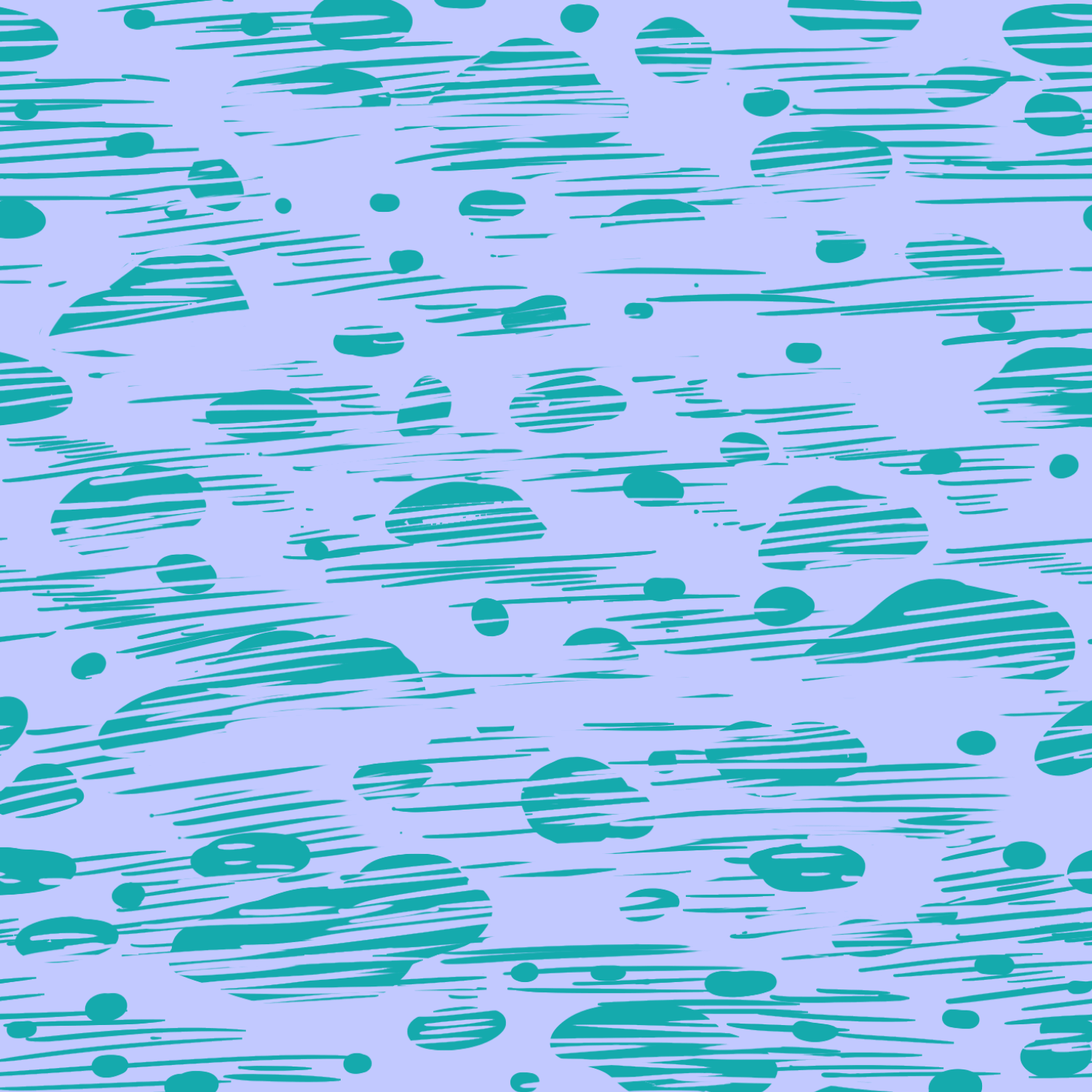 Teal and Light Purple Pattern