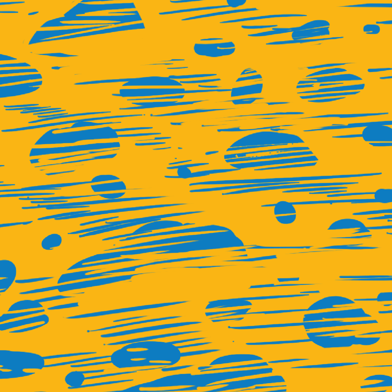 Blue and Yellow Pattern