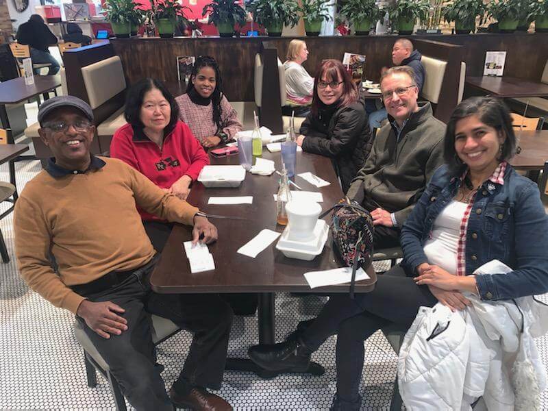 Yoke-Sim and members of the Cultural Diversity Resources team.