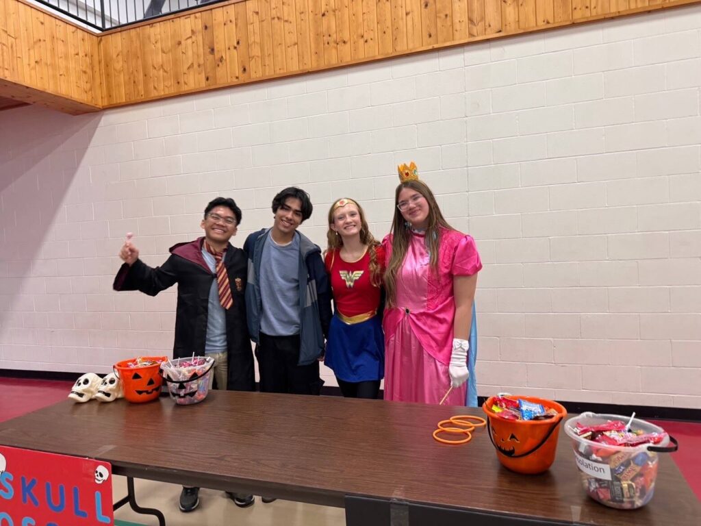 Key club at YMCA Halloween