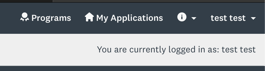 screenshot of where to view the full application