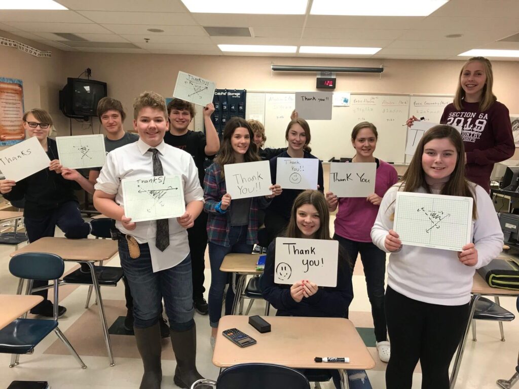 Group of students in classroom
